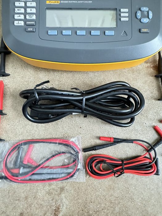 FLUKE ESA620 ELECTRICAL SAFETY ANALYZER/W NEW LEAD KIT - FREE SHIPPING