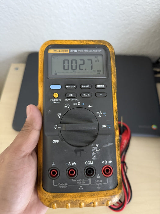 Fluke 87 III True RMS Digital Multimeter W/ Leads - SHIPS FAST