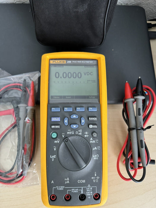 Fluke 289 True RMS Multimeter W/ Leads & Bag - CALIBRATED 2026 - FREE SHIPPING