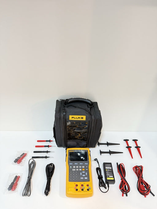FLUKE 754 DOCUMENTING PROCESS CALIBRATOR W/ ACCESSORIES (TESTED) FREE SHIPPING