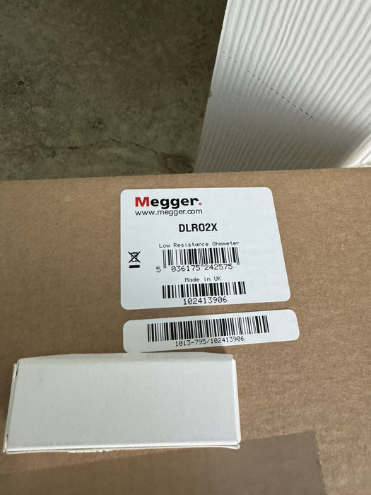 Megger DLRO2X Ducter Low Resistance Ohmmeter & Data Storage / FACTORY NEW