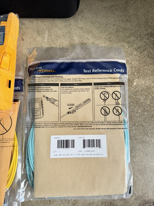 Fluke Networks CFP-Q CFP-QUAD CertiFiber Pro SM MM Fiber OLTS Modules/SHIPS FAST