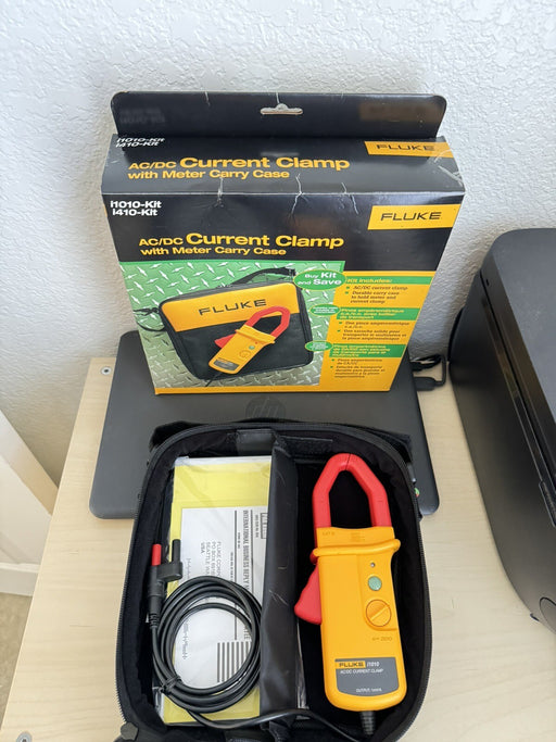 Fluke i1010 AC/DC Current Clamp Multimeter Accessory with Case and Box! (NEW)
