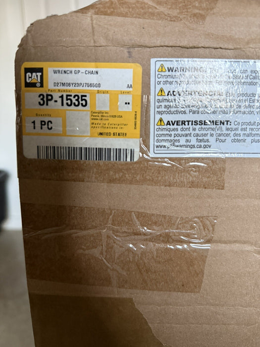 CAT 3P-1535 WRENCH G CHAIN (NEW SEALED) GENUINE OEM