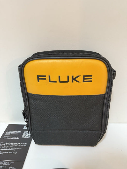 FLUKE 1523 REFERENCE THERMOMETER W/ PROBE & BAG (FREE SHIPPING ) TESTED