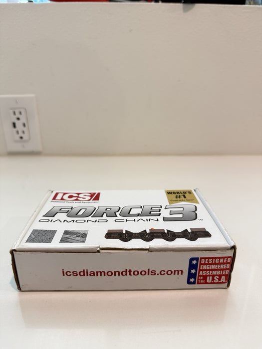 ICS 584303 16in Force3 Diamond Chain for Cutting Hard Concrete for the 695XL NEW