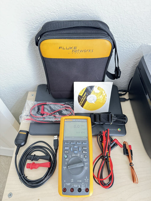 FLUKE 289 FVF DIGITAL MULTIMETER W/ BAG & LEADS - SHIPS FAST