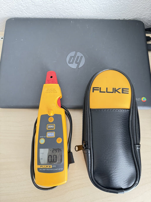 FLUKE 771 MILLIAMP PROCESS CLAMP METER W / BAG - SHIPS FAST / FREE SHIPPING