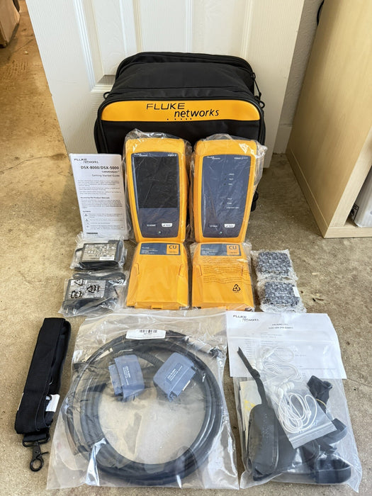FLUKE NETWORKS DSX2-5000 (CALIBRATED 2024) MFD 2024 - NEW SEALED / SHIPS FREE