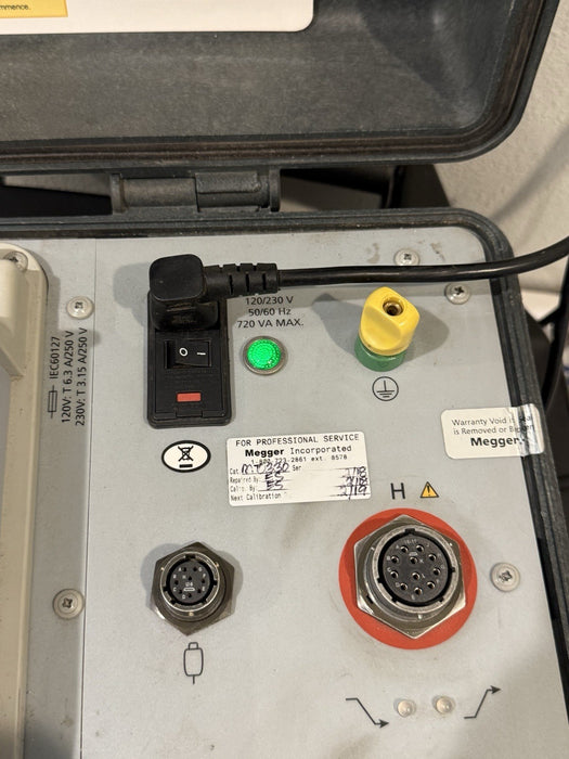 MEGGER MTO330 TRANSFORMER OHMMETER W / KELVIN LEAD SET & TESTED - FREE SHIPPING
