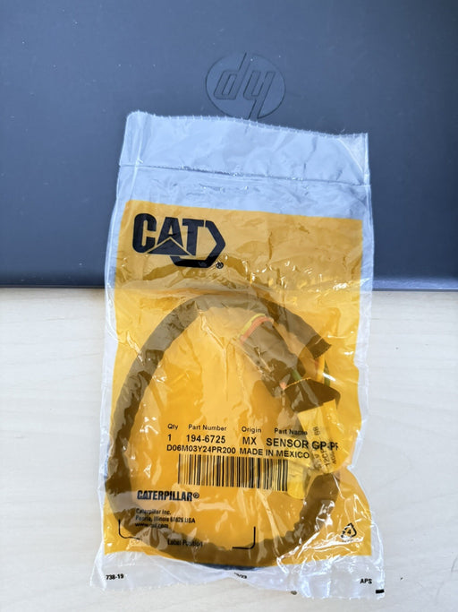 CAT 194-6725 1135KPA STEEL PRESSURE SENSOR (NEW SEALED) GENUINE OEM