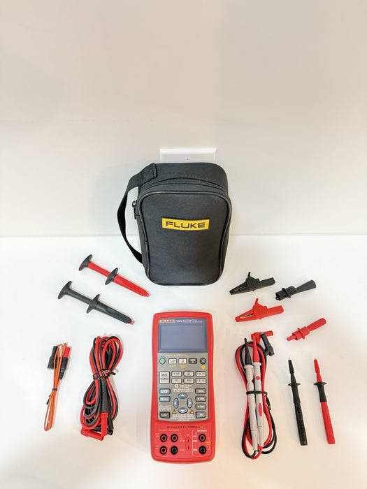FLUKE 725EX MULTIFUNCTION PROCESS CALIBRATOR W/ ACCESSORIES (TESTED) SHIPS FAST