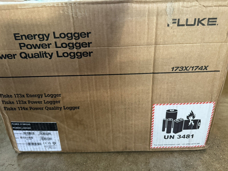 FLUKE 1736/EUS POWER LOGGER / NEW FACTORY SEALED (CALIBRATED 2025/ FREE SHIPPING