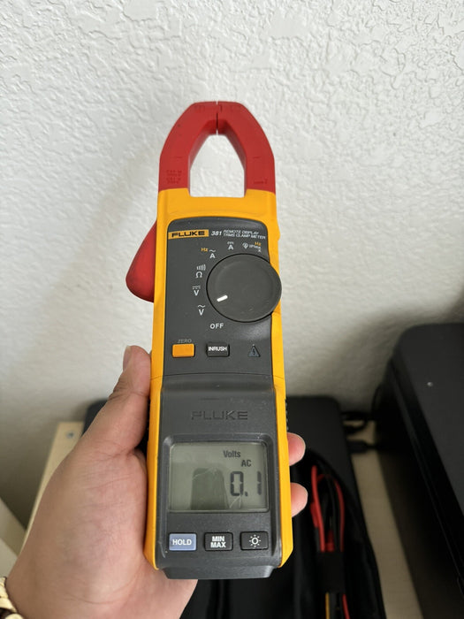 FLUKE 381 REMOTE DISPLAY TRUE RMS AC/DC CLAMP METER W / iFLEX (FREE SHIPPING)