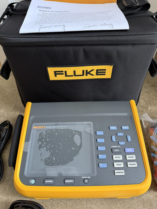 FLUKE NORMA 6003 PORTABLE POWER ANALYZER (NEW SEALED) CALIBRATED 2024-SHIPS FREE