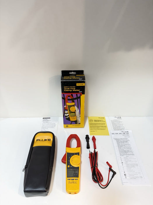 FLUKE 337 TRUE RMS CLAMP METER (NEW FACTORY SEALED) SHIPS FAST (RARE)