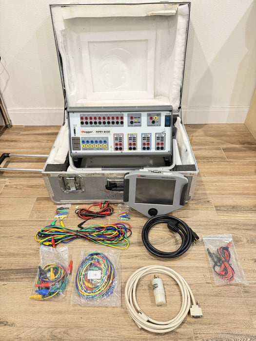 MEGGER MPRT8430 PROTECTIVE RELAY TESTING SYSTEM & TOUCH VIEW INTERFACE/SHIPSFREE