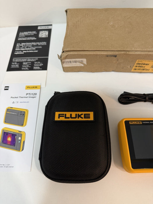 FLUKE PTi120 PORTABLE THERMAL IMAGER W/ ACCESSORIES (NEW FACTORY SEALED) NEW