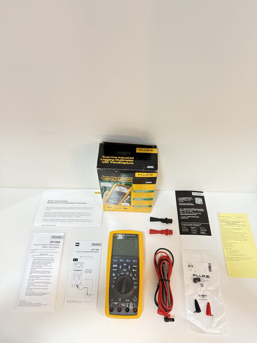 FLUKE 289 TRUE-RMS MULTIMETER (NEW FACTORY SEALED) CALIBRATED 2024 - SHIPS FREE