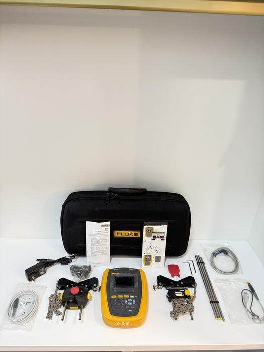 FLUKE 830 LASER ALIGNMENT TOOL W/ ACCESSORIES (TESTED) FREE SHIPPING -SHIPS FAST