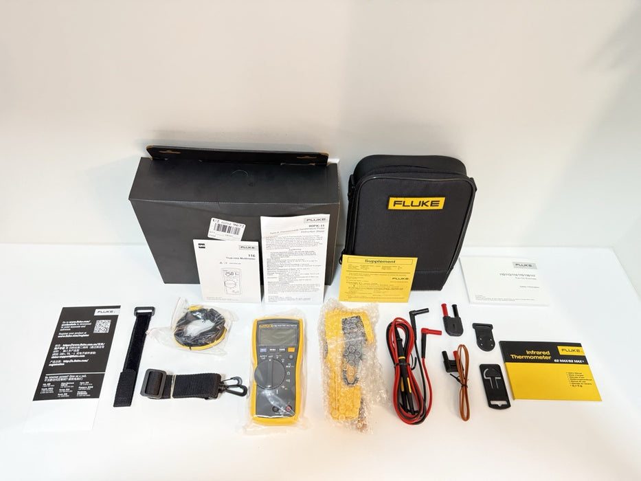 FLUKE 116/62 MAX+ TECHNICIANS COMBO KIT (NEW FACTORY SEALED) SHIPS FAST