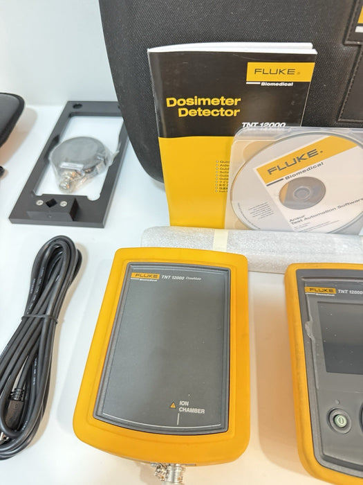 FLUKE BIOMEDICAL TNT 12000D X-RAY W/ DOSEMATE 12000WD KIT (TESTED) FREE SHIPPING