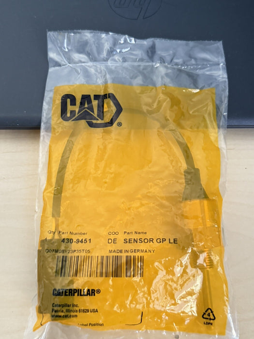 CAT 430-9451 COOLANT LEVEL SENSOR (NEW SEALED) SHIPS FAST