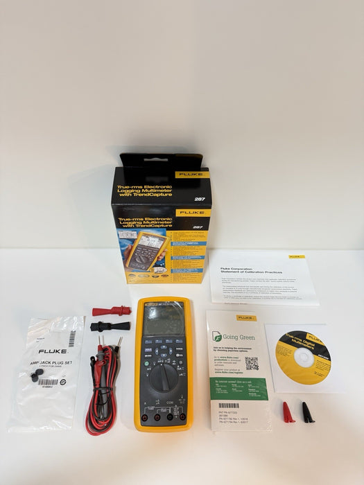 FLUKE 287 TRUE RMS ELECTRONIC LOGGING DIGITAL MULTIMETER (NEW FACTORY SEALED)