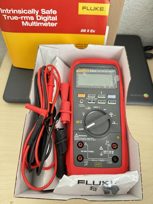 FLUKE 28 II EX INTRINSICALLY IP67 METER / NEW FACTORY SEALED / FREE SHIPPING