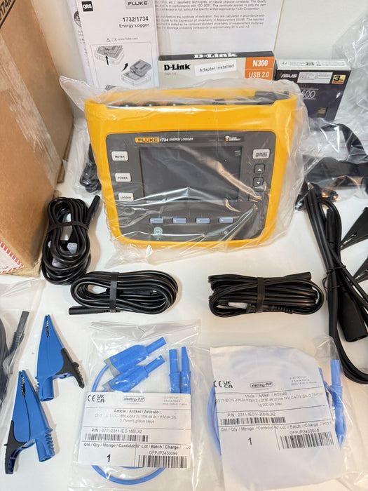 FLUKE 1734/EUS ENERGY LOGGER (NEW FACTORY BOX) CALIBRATED 2025 - SHIPS FAST