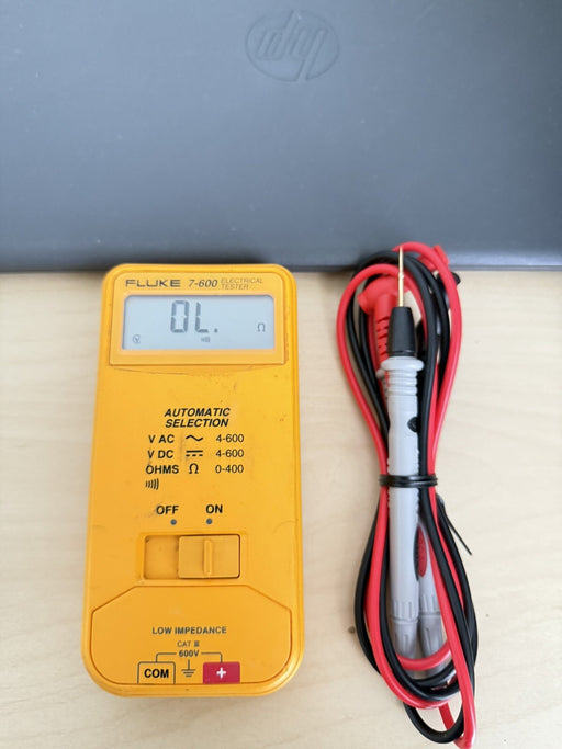 Fluke 7-600 Electrical Tester with Leads - Good Condition / SHIPS FAST