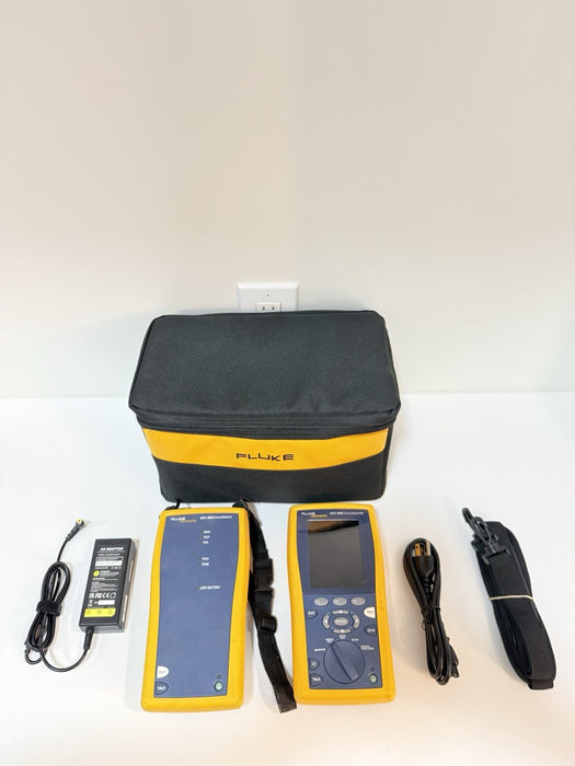 FLUKE NETWORKS DTX-1800 DTX CABLE ANALYZER & DTX-REMOTE (TESTED) - FREE SHIPPING