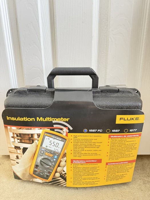 FLUKE 1587 FC 2 IN 1 HANDHELD DIGITAL INSULATION MULTIMETER /NEW - FREE SHIPPING