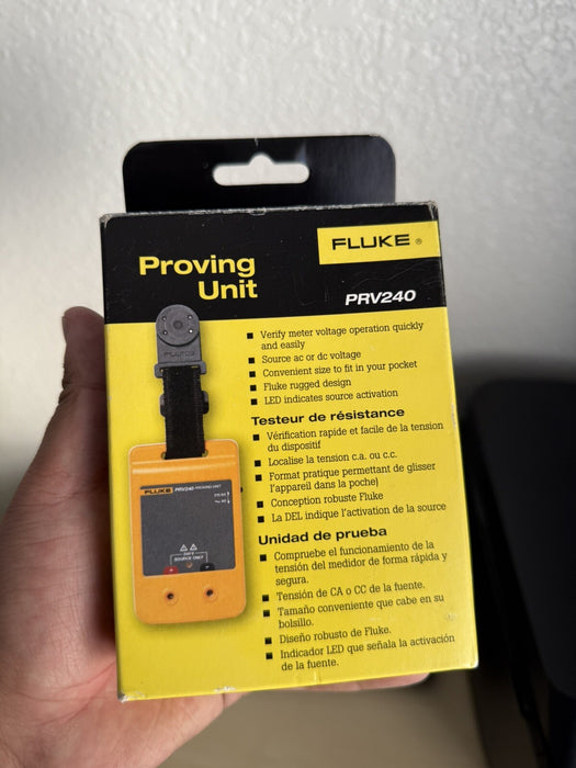 FLUJE PRV240 PROVING UNIT & MAGNETIC HANGING STRAP (NEW SEALED) SHIPS FAST