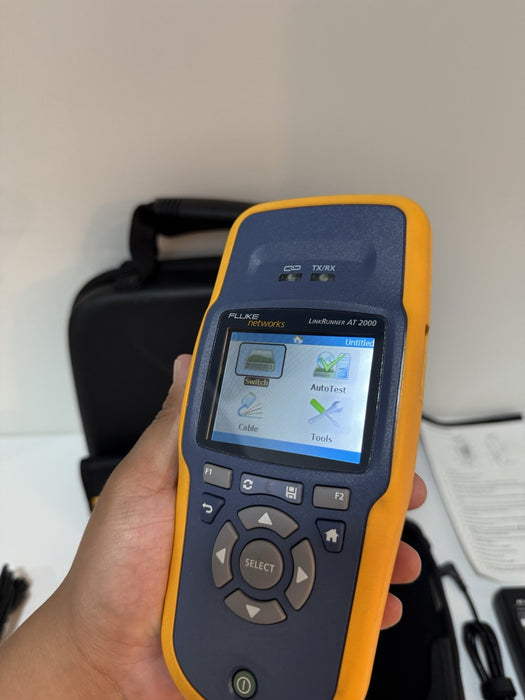 FLUKE NETWORKS LINKRUNNER AT-2000 TESTER W/ ACCESSORIES (TESTED) SHIPS FAST