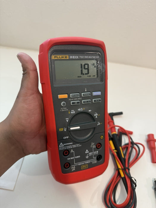 FLUKE 28 II EX INTRINSICALLY IP67 METER (NEW) FREE SHIPPING & SHIPS FAST