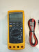 FLUKE 189 TRUE RMS MULTIMETER W/ LEADS & CLIPS - SHIPS FAST