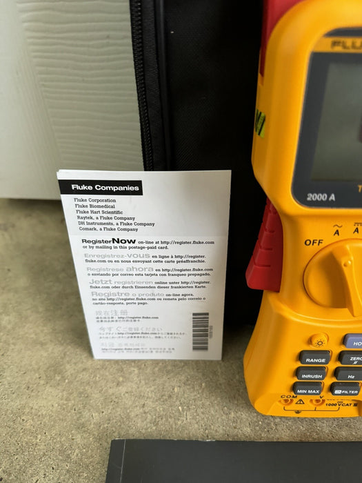 FLUKE 355 TRUE RMS 2000 A CLAMP METER AC / DC 1400 / FREE SHIPPING (TESTED)