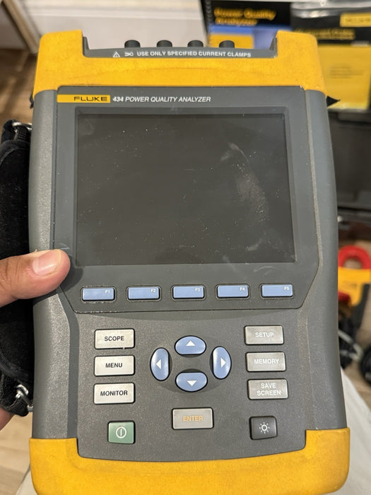 FLUKE 434 QUALITY ANALYZER KIT W/ FLUKE I400S & ACCESSORIES- FREE SHIPPING