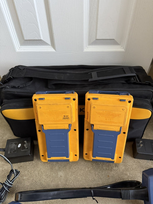 FLUKE NETWORKS DSP4300 DSP-4300 CABLE ANALYZER KIT W/ ACCESSORIES (TESTED)