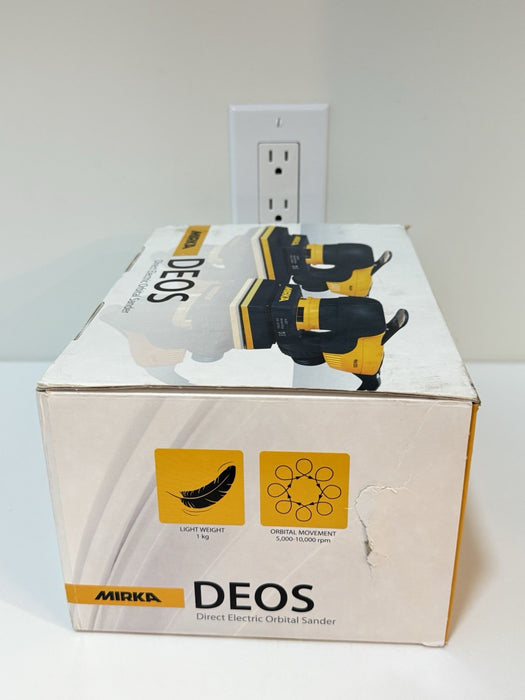 MIRKA DEOS 353XCV DIRECT ELECTRIC ORBITAL SAMDER (NEW FACTORY SEALED) SHIPS FAST