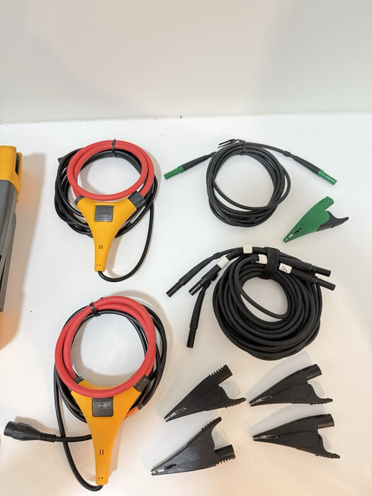 FLUKE 434 SERIES II ENERGY ANALYZER W/ACCESSORIES - SHIPS FREE (TESTED)