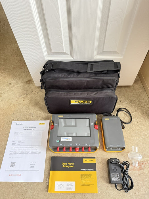 FLUKE VT900A GAS FLOW ANALYZER (CALIBRATED 2022) W/VAPOR & CHARGER-FREE SHIPPING