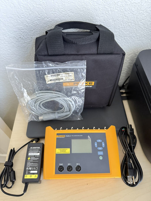 FLUKE BIOMEDICAL PROSIM 2 VITAL SIGNS SIMULATOR W/ ACCESSORIES - FREE SHIPPING