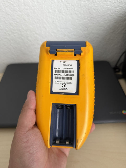 Fluke Networks Simplifiber Meter - SHIPS FAST (MISSING BACK COVER)