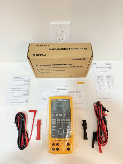 FLUKE 725 MULTIFUNCTION PROCESS CALIBRATOR (NEW FACTORY SEALED) CALIBRATED 2025
