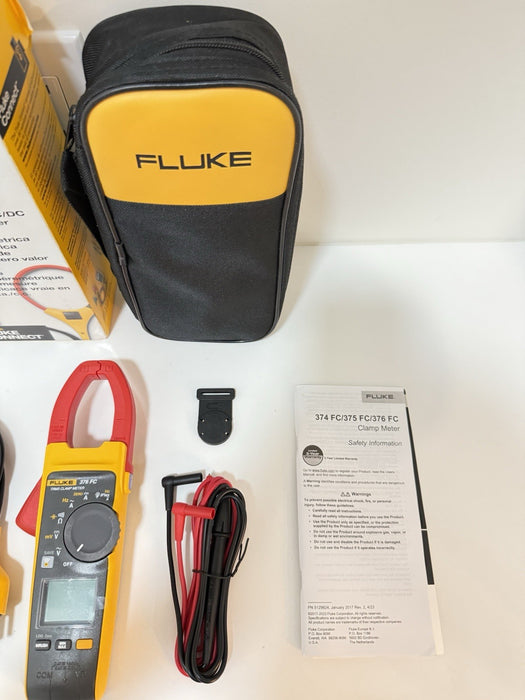 FLUKE 376FC WIRELESS TRUE RMS AC/DC CLAMP METER ( NEW FACTORY SEALED) SHIPS FAST