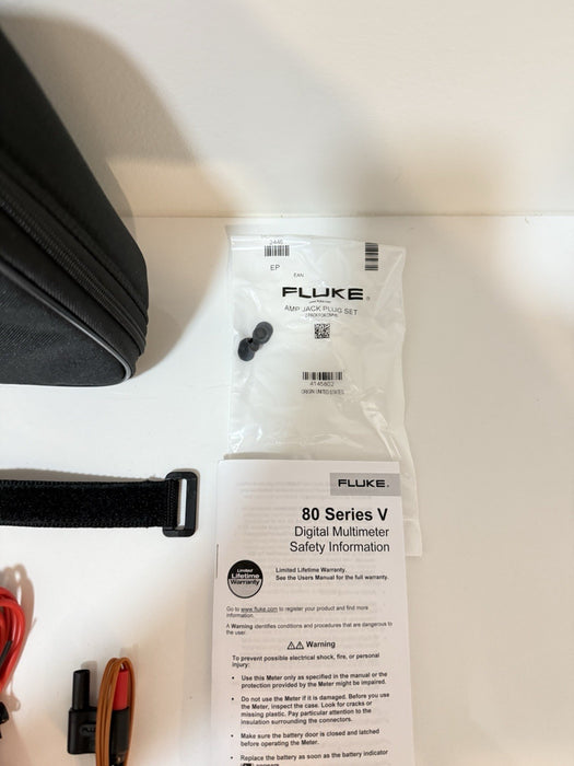 FLUKE 87V E2 INDUSTRIAL ELECTRICIAN COMBO KIT (NEW FACTORY SEALED) SHIPS FAST