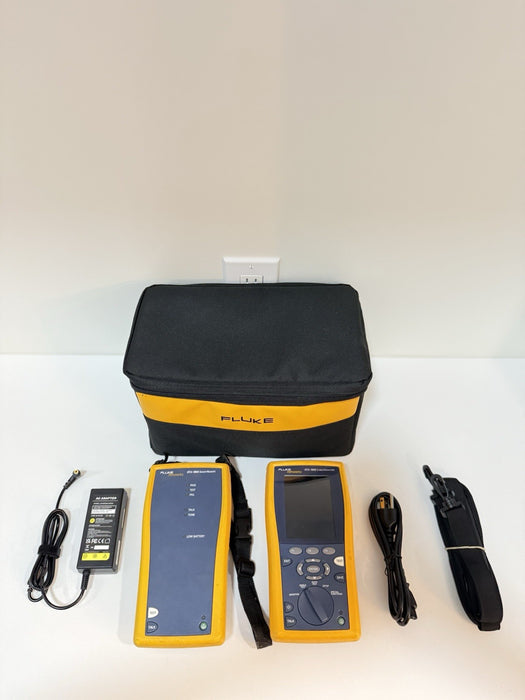FLUKE NETWORKS DTX-1800 DTX CABLE ANALYZER & DTX-REMOTE (TESTED) - FREE SHIPPING