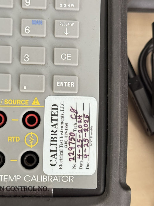 MARTEL ELECTRONICS PTC-8001 TEMPERATURE CALIBRATOR (CALIBRATED 2025) SHIPS FREE